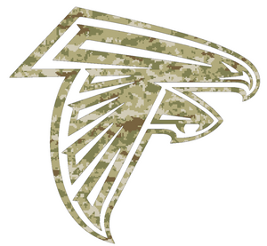 Atlanta Falcons Camo Salute to Service Camouflage Team Logo Premium Vinyl Decal PICK SIZE Atlanta Falcons Camo Salute to Service Camouflage Team Logo Premium Vinyl Decal PICK SIZE