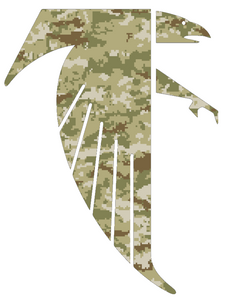 Atlanta Falcons Camo Salute to Service Camouflage Retro Throwback Logo Premium Vinyl Decal PICK SIZE Atlanta Falcons Camo Salute to Service Camouflage Retro Throwback Logo Premium Vinyl Decal PICK SIZE