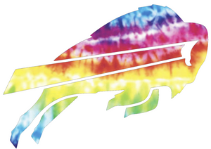 Buffalo Bills Crucial Catch Cancer Tie Dye Team Logo Premium Vinyl Decal PICK SIZE Buffalo Bills Crucial Catch Cancer Tie Dye Team Logo Premium Vinyl Decal PICK SIZE