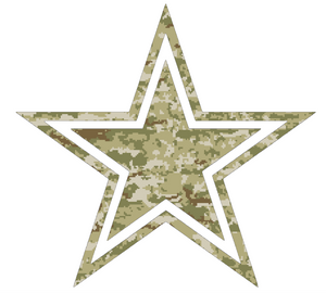 Dallas Cowboys Camo Salute to Service Camouflage Team Logo Premium Vinyl Decal PICK SIZE Dallas Cowboys Camo Salute to Service Camouflage Team Logo Premium Vinyl Decal PICK SIZE