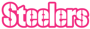 Pittsburgh Steelers Hot Pink Team Name Logo Premium Vinyl Decal PICK SIZE Pittsburgh Steelers Hot Pink Team Name Logo Premium Vinyl Decal PICK SIZE