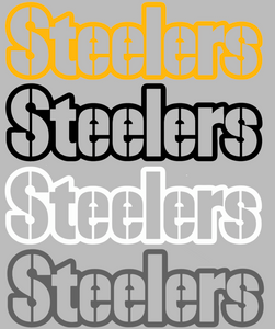 Pittsburgh Steelers Team Name Logo 1 Premium Vinyl Decal PICK COLOR & SIZE Pittsburgh Steelers Team Name Logo 1 Premium Vinyl Decal PICK COLOR & SIZE