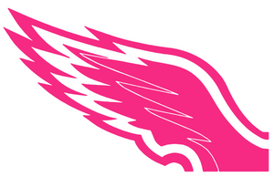 Philadelphia Eagles Hot Pink Wings Logo Premium Vinyl Decal PICK SIZE Philadelphia Eagles Hot Pink Wings Logo Premium Vinyl Decal PICK SIZE