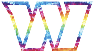 Washington Commanders Crucial Catch Cancer Tie Dye Alternate Logo Premium Vinyl Decal PICK SIZE Washington Commanders Crucial Catch Cancer Tie Dye Alternate Logo Premium Vinyl Decal PICK SIZE