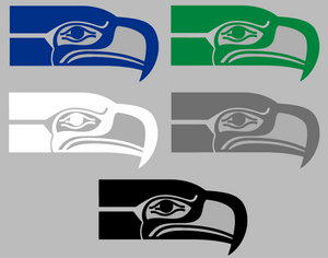 Seattle Seahawks Retro Throwback Logo 2 Premium Vinyl Decal PICK COLOR & SIZE Seattle Seahawks Retro Throwback Logo 2 Premium Vinyl Decal PICK COLOR & SIZE