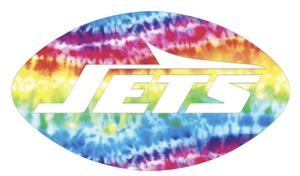 New York Jets Crucial Catch Cancer Tie Dye Alternate Logo Premium Vinyl Decal PICK SIZE