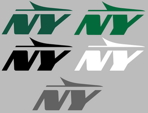 New York Jets Alternate Logo 2 Premium Vinyl Decal PICK COLOR & SIZE