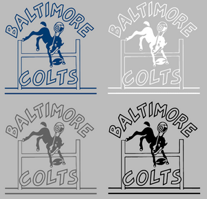 Indianapolis Colts Retro Throwback 2 Logo Premium Vinyl Decal PICK COLOR & SIZE Indianapolis Colts Retro Throwback 2 Logo Premium Vinyl Decal PICK COLOR & SIZE