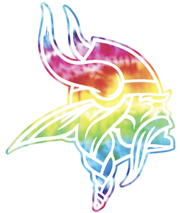 Minnesota Vikings Crucial Catch Cancer Tie Dye Team Logo Premium Vinyl Decal PICK SIZE Minnesota Vikings Crucial Catch Cancer Tie Dye Team Logo Premium Vinyl Decal PICK SIZE