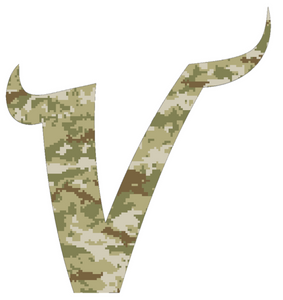 Minnesota Vikings Camo Salute to Service Camouflage V Logo Premium Vinyl Decal PICK SIZE