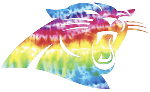 Carolina Panthers Crucial Catch Cancer Tie Dye Team Logo Premium Vinyl Decal PICK SIZE Carolina Panthers Crucial Catch Cancer Tie Dye Team Logo Premium Vinyl Decal PICK SIZE