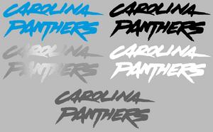 Carolina Panthers Retro Team Name Logo Premium Vinyl Decal PICK COLOR & SIZE Carolina Panthers Retro Team Name Logo Premium Vinyl Decal PICK COLOR & SIZE