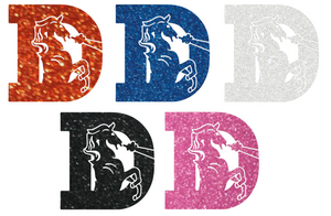 Denver Broncos METALLIC SPARKLE Retro Logo Premium Vinyl Decal PICK COLOR & SIZE Denver Broncos METALLIC SPARKLE Retro Logo Premium Vinyl Decal PICK COLOR & SIZE