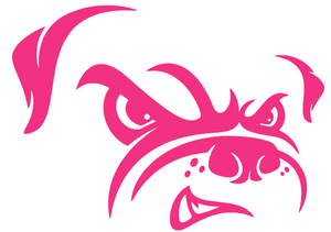 Cleveland Browns Hot Pink Dawg Logo Premium Vinyl Decal PICK SIZE Cleveland Browns Hot Pink Dawg Logo Premium Vinyl Decal PICK SIZE