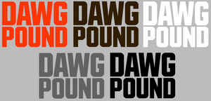 Cleveland Browns Dawg Pound Logo Premium Vinyl Decal PICK COLOR & SIZE Cleveland Browns Dawg Pound Logo Premium Vinyl Decal PICK COLOR & SIZE