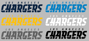Los Angeles Chargers Retro Team Name Logo Premium Vinyl Decal PICK COLOR & SIZE Los Angeles Chargers Retro Team Name Logo Premium Vinyl Decal PICK COLOR & SIZE