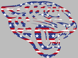 Jacksonville Jaguars Stars & Stripes USA Flag Team Logo Premium Vinyl Decal PICK SIZE Jacksonville Jaguars Stars & Stripes USA Flag Team Logo Premium Vinyl Decal PICK SIZE