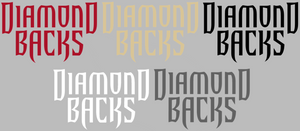 Arizona Diamondbacks Retro Team Name Logo Premium Vinyl Decal PICK COLOR & SIZE Arizona Diamondbacks Retro Team Name Logo Premium Vinyl Decal PICK COLOR & SIZE
