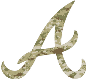 Atlanta Braves Camo Camouflage Team Logo 1 Premium Vinyl Decal PICK SIZE Atlanta Braves Camo Camouflage Team Logo 1 Premium Vinyl Decal PICK SIZE