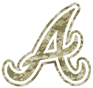 Atlanta Braves Camo Camouflage Team Logo 2 Premium Vinyl Decal PICK SIZE Atlanta Braves Camo Camouflage Team Logo 2 Premium Vinyl Decal PICK SIZE