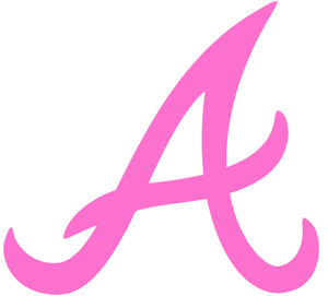 Atlanta Braves Pink Mothers Day Team Logo 1 Premium Vinyl Decal PICK SIZE Atlanta Braves Pink Mothers Day Team Logo 1 Premium Vinyl Decal PICK SIZE
