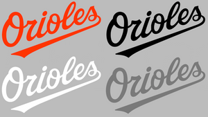Baltimore Orioles Team Name Logo Premium Vinyl Decal PICK COLOR & SIZE Baltimore Orioles Team Name Logo Premium Vinyl Decal PICK COLOR & SIZE