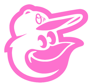 Baltimore Orioles Pink Mothers Day Mascot Logo Premium Vinyl Decal PICK SIZE Baltimore Orioles Pink Mothers Day Mascot Logo Premium Vinyl Decal PICK SIZE