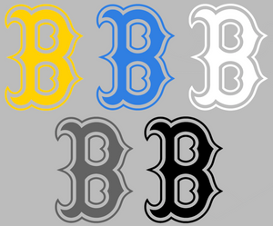 Boston Red Sox City Connect B Logo Premium Vinyl Decal PICK COLOR & SIZE Boston Red Sox City Connect B Logo Premium Vinyl Decal PICK COLOR & SIZE