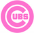 Chicago Cubs Pink Mothers Day Team Logo Premium Vinyl Decal PICK SIZE