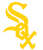 Chicago White Sox Yellow Childhood Cancer Awareness Team Logo Premium Vinyl Decal PICK SIZE