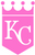 Kansas City Royals Pink Mothers Day Team Logo Premium Vinyl Decal PICK SIZE