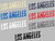 Los Angeles Dodgers City Connect Team Name Logo Premium Vinyl Decal PICK COLOR & SIZE