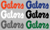 Florida Gators Script Team Name Logo Premium Vinyl Decal PICK COLOR & SIZE