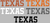 Texas Longhorns Team Name Logo Premium Vinyl Decal PICK COLOR & SIZE