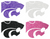Kansas State Wildcats METALLIC SPARKLE Team Logo Premium Vinyl Decal PICK COLOR & SIZE