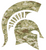 Michigan State Spartans CAMO Camouflage Alternate Logo Premium Vinyl Decal PICK SIZE