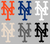 New York Mets Team Logo Premium Vinyl Decal PICK COLOR & SIZE