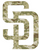 San Diego Padres Camo Camouflage Team Logo Premium Vinyl Decal PICK SIZE