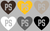 San Diego Padres PS Heart Logo Premium Vinyl Decal PICK COLOR & SIZE