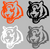 Cincinnati Bengals Alternate Logo Premium Vinyl Decal PICK COLOR & SIZE