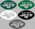 New York Jets Retro Throwback Logo 2 Premium Vinyl Decal PICK COLOR & SIZE