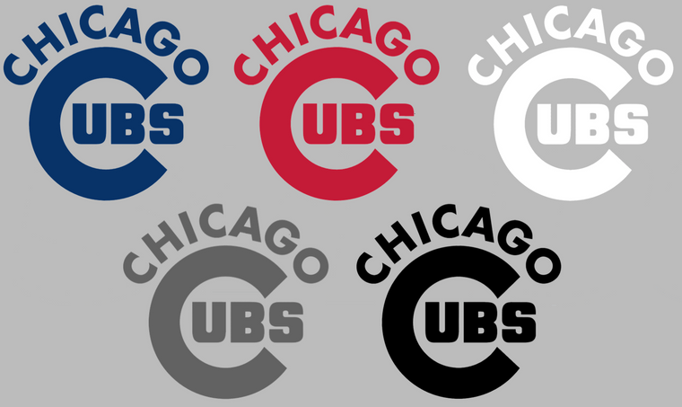 Chicago Cubs Alternate Logo 2 Premium Vinyl Decal PICK COLOR & SIZE