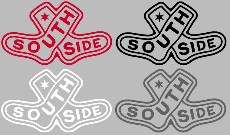 Chicago White Sox 2025 City Connect South Side Logo Premium Vinyl Decal PICK COLOR & SIZE
