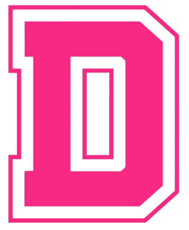 Dartmouth Big Green Hot Pink Team Logo Premium Vinyl Decal PICK SIZE