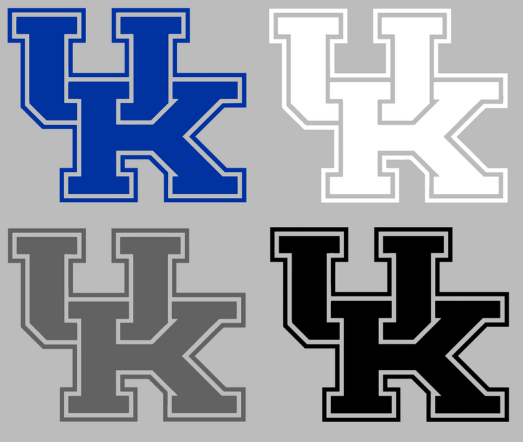 Kentucky Wildcats Team Logo Premium Vinyl Decal PICK COLOR & SIZE