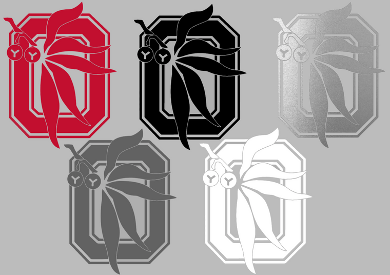 Ohio State Buckeyes Retro Throwback Logo 1 Premium Vinyl Decal PICK COLOR & SIZE