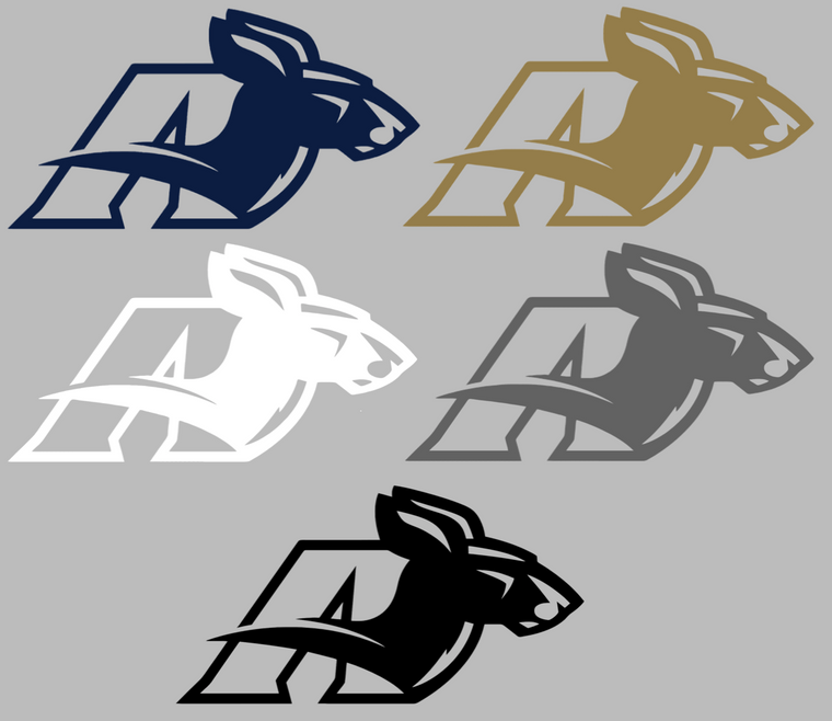 Akron Zips Retro Throwback Logo 2 Premium Vinyl Decal PICK COLOR & SIZE