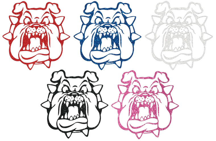 Fresno State Bulldogs METALLIC SPARKLE Alternate Logo Premium Vinyl Decal PICK COLOR & SIZE