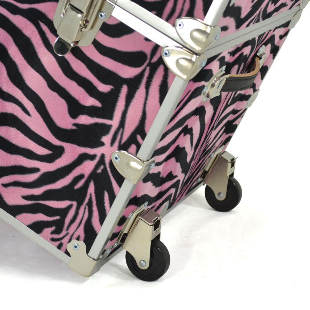 Rhino Large Zebra Trunk - 32" x 18" x 14" - Wheeling Away