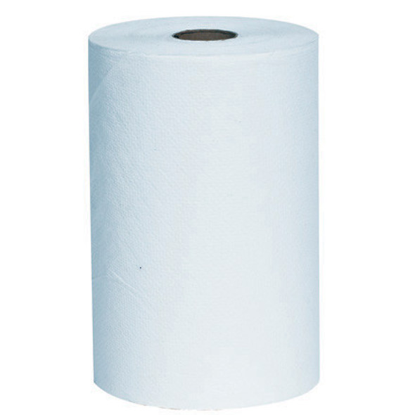 8"  x 350' Bedford  White Hard Wound Roll Towels / 12 Case